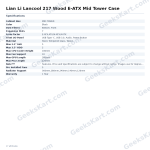 Lian Li Lancool 217 Wood E-ATX Mid Tower Case