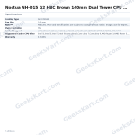 Noctua NH-D15 G2 HBC Brown 140mm Dual Tower CPU Air Cooler