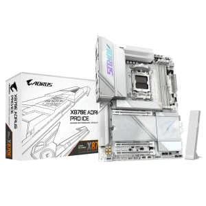 GIGABYTE X870E Aorus Pro ICE WIFI7 DDR5 AMD Motherboard ( White )