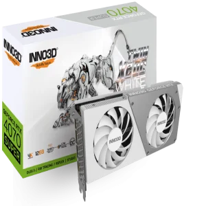 INNO3D GeForce RTX 4070 Super Twin X2 OC White 12GB Nvidia Graphic Card