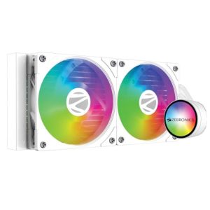 ZEBRONICS ZEB AIO240AW ARGB 240mmCPU Liquid Cooler ( White )