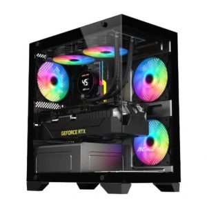ANT VALUE CV200 MATX Mini Tower Cabinet ( Black )