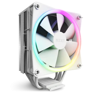 NZXT T120 RGB 120mm PWM RGB Single Tower CPU Air Cooler (White)