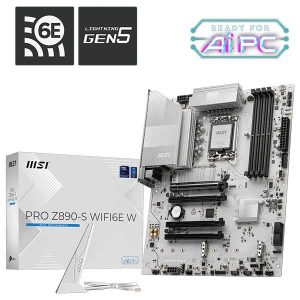 MSI PRO Z890-S WIFI6E White DDR5 LGA 1851 Motherboard