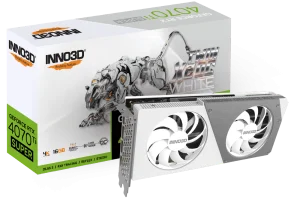 INNO3D GeForce RTX 4070 Ti Super Twin X2 OC White 16GB Nvidia Graphic Card