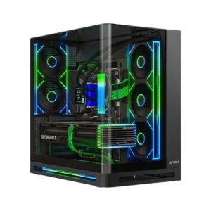 ANT ESPORTS Crystal ARC Pro ATX Mid Tower Cabinet ( Black )