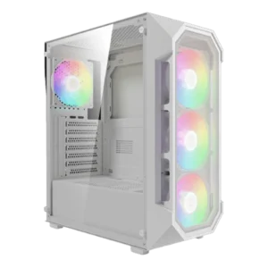 GAMDIAS Aura GC1 Elite V2 ARGB ATX Mid Tower Cabinet ( White )