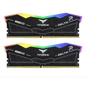 TEAMGROUP Delta RGB DDR5 64GB (32GBx2) 6400MHz CL40 RAM (Black)