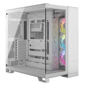 CORSAIR 6500X ATX Mid Tower Dual Chamber Cabinet (White)