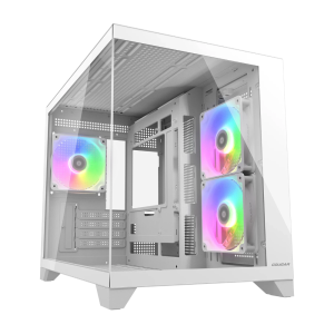 COUGAR FV150 Mini RGB MATX Mini Tower Cabinet ( White )