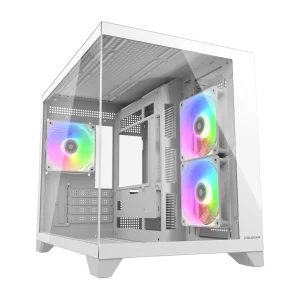 COUGAR FV150 Mini RGB MATX Mini Tower Cabinet ( White )
