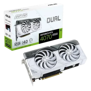 ASUS Dual GeForce RTX 4070 Super White Edition 12GB Nvidia Graphic Card