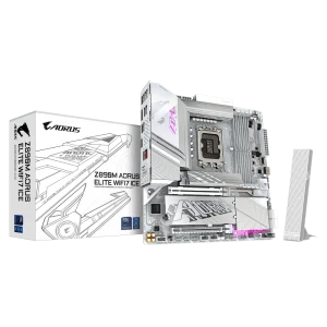 GIGABYTE Z890M AORUS Elite Ice Wifi 7 DDR5 Intel Motherboard ( White )