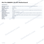 Msi Pro B860M-S M-ATX Motherboard