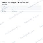 SanDisk E61 Extreme 1TB Portable SSD