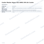 Cooler Master Hyper 612 APEX CPU Air Cooler