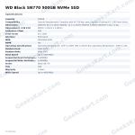 WD Black SN770 500GB NVMe SSD