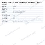 Nzxt H9 Flow RGB Plus 2025 Edition White E-ATX Mid Tower Case