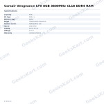 Corsair Vengeance LPX 8GB 3600MHz CL18 DDR4 RAM