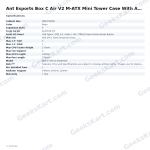 Ant Esports Box C Air V2 M-ATX Mini Tower Case With ARGB Strip