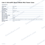 Lian Li A3-mATX Wood White Mini Tower Case