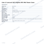 Lian Li Lancool 207 Digital ATX Mid Tower Case