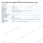 Asus ROG Strix Helios II White E-ATX Mid Tower Case