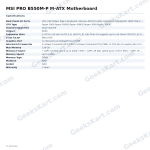 MSI PRO B550M-P M-ATX Motherboard