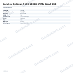Sandisk Optimus 5100 500GB NVMe Gen4 SSD
