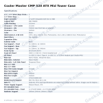 Cooler Master CMP 520 ATX Mid Tower Case