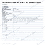 Fractal Design Node 804 (M-ATX) Mid Tower Cabinet (Black)