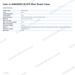Lian Li A4H2OX5 M-ITX Mini Tower Case