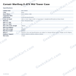Corsair Warthog E-ATX Mid Tower Case