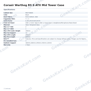 Corsair Warthog RS E-ATX Mid Tower Case