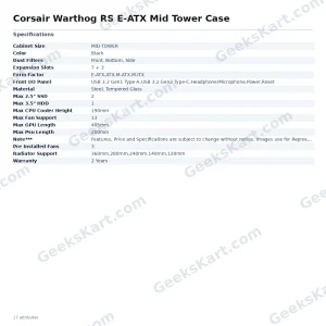 Corsair Warthog RS E-ATX Mid Tower Case