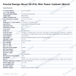 Fractal Design Mood (M-ITX) Mini Tower Cabinet (Black)