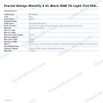 Fractal Design Meshify 3 XL Black RGB TG Light Tint Mid Tower Case