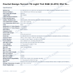 Fractal Design Torrent TG Light Tint RGB (E-ATX) Mid Tower Cabinet (Black)
