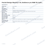 Fractal Design Meshify 3 XL Ambience pro RGB TG Light Tint SSI-EEB Full Tower Case