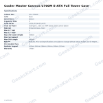 Cooler Master Cosmos C700M E-ATX Full Tower Case