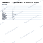 Samsung M5 LS32FM500EWXXL 32 Inch Smart Monitor