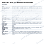Gigabyte B760M H DDR5 M-ATX Motherboard