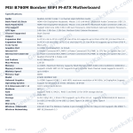 MSI B760M Bomber WIFI M-ATX Motherboard