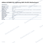 ASRock B760M PG Lightning WIFI M-ATX Motherboard