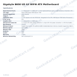 Gigabyte B650 UD AX WiFi6 ATX Motherboard