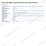 MSI MAG B860 Tomahawk WIFI ATX Motherboard