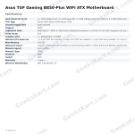Asus TUF Gaming B850-Plus WIFI ATX Motherboard
