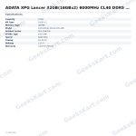 ADATA XPG Lancer 32GB(16GBx2) 6000MHz CL40 DDR5 RAM