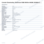 Corsair Dominator Platinum RGB White 64GB (32GBx2) 5600MHz CL40 DDR5 RAM