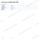 WD Green 250GB SATA SSD